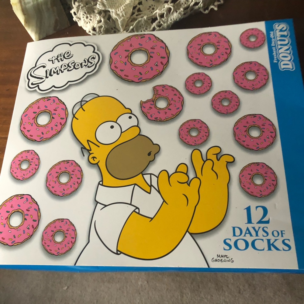 The Simpsons 12 Pair of Socks Collection - 857 $35 or $30 w/offer